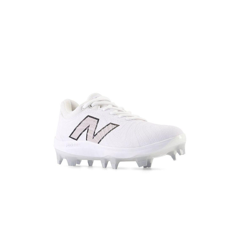 New Balance Women's FuelCell FUSE v4 Molded Fastpitch Softball Cleats - Optic White/Raincloud - SPFUSEW4