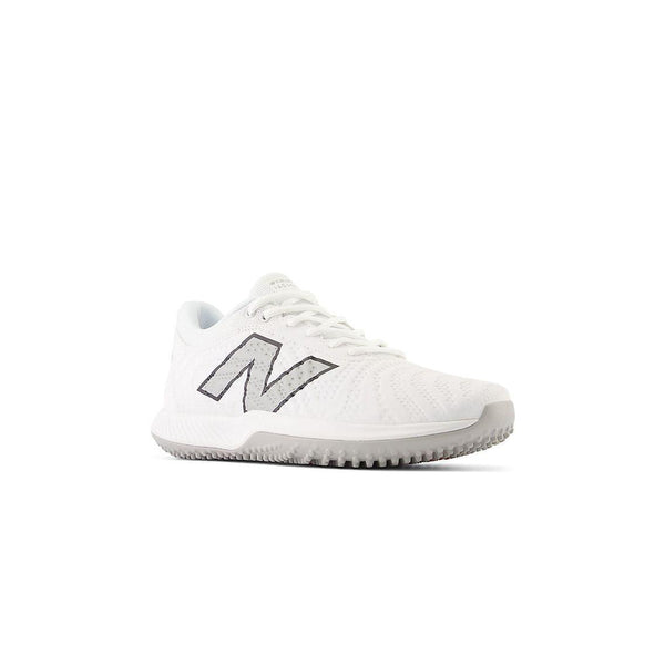 New Balance Men's FuelCell 4040 V7 Turf Baseball Shoes - Optic White / Raincloud - T4040SW7 - Smash It Sports