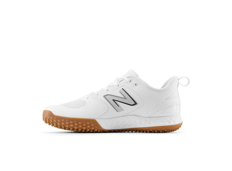 New Balance Men's Fresh Foam 3000 V6 Turf Baseball Shoes - White with Gum Rubber - T3000TW6 - Smash It Sports