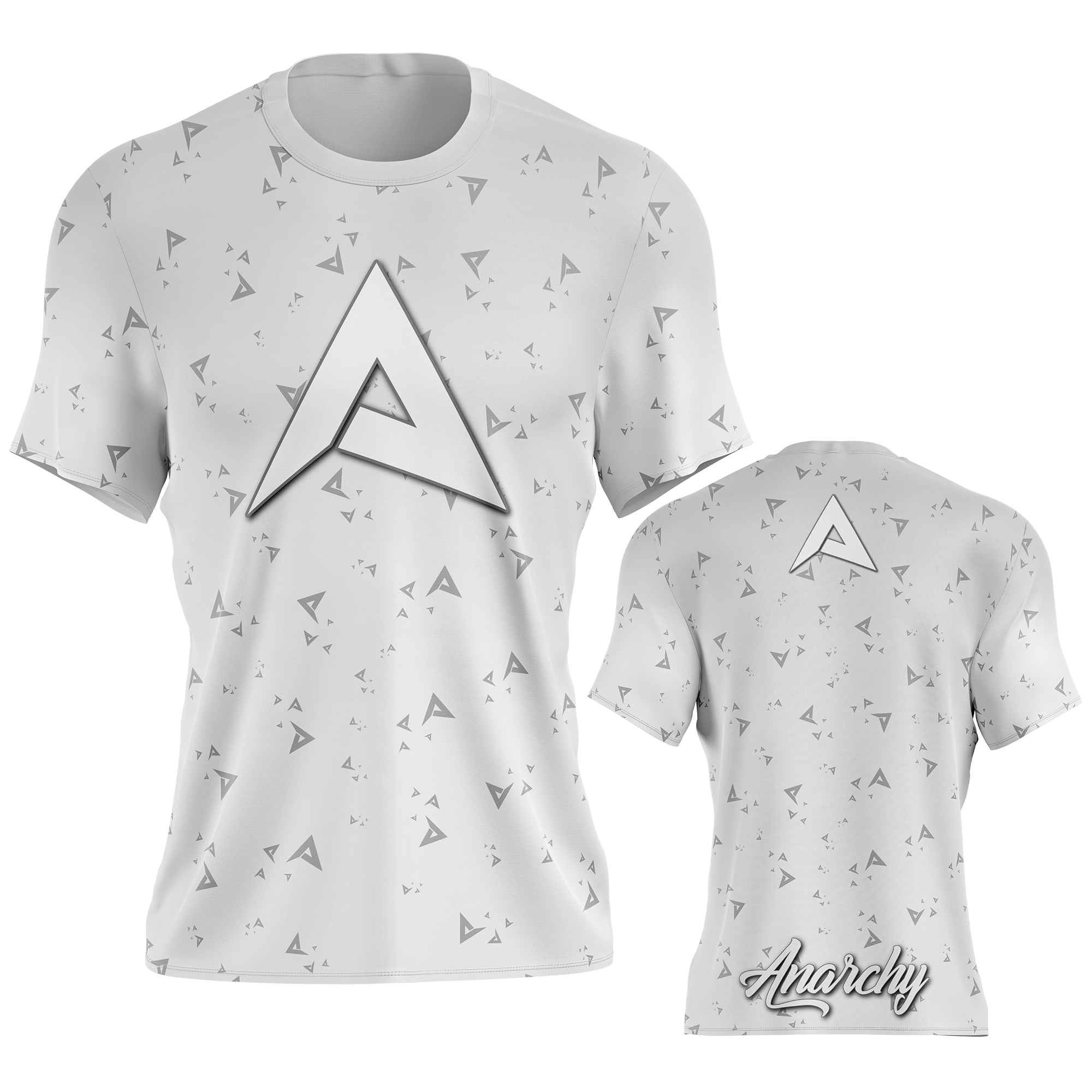 Anarchy Bat Company Short Sleeve Shirt - White Fade