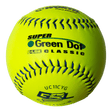 Worth Super Green Dot Class W Composite 44/400 GSL 11" Slowpitch Softballs - UC11CYG - Smash It Sports