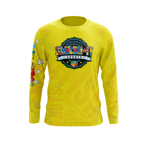 2025 Autism Awareness Long Sleeve Jersey (Customized Buy-In) - Multiple Colors