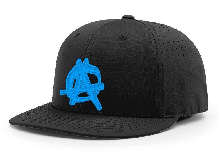 Anarchy (Retro Logo) Custom Performance Hat | anarchy-retro-logo-custom-performance-hat
