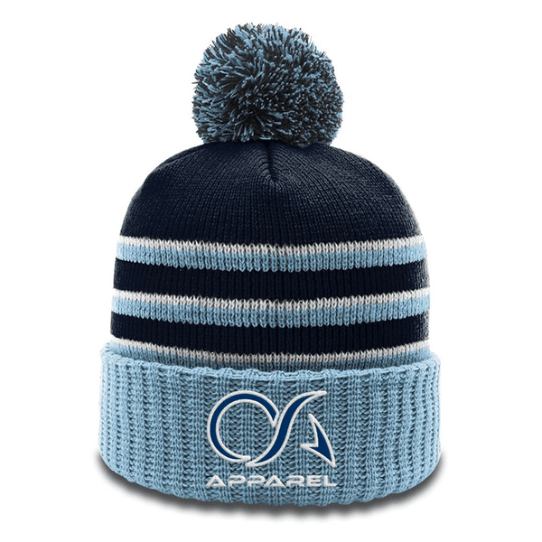 OA Apparel Custom Beanie with Pom - Smash It Sports