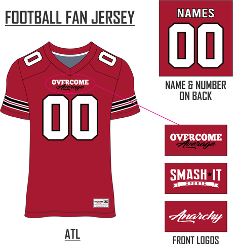 Custom Football Team Jerseys - Smash It Sports