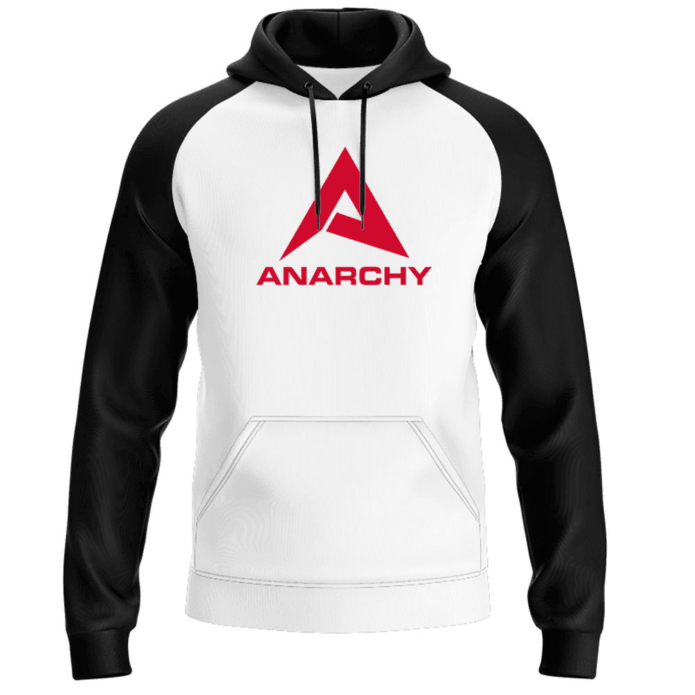 Men's Custom Defender Fleece Hoodie - White Base - Smash It Sports